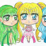 Mermaid Melody Pichi Pichi Pitch Main Trio