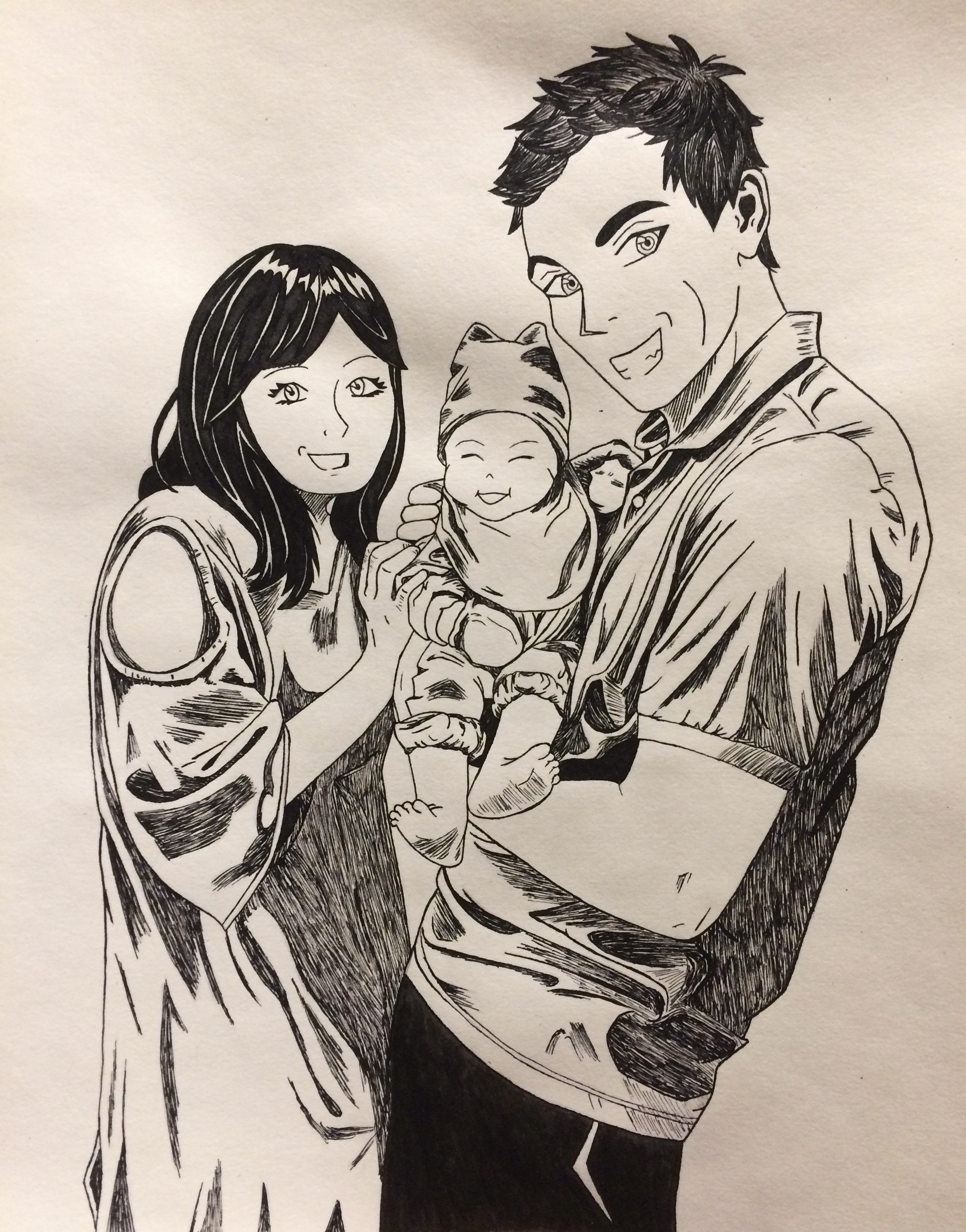 Anime portrait: A Happy New Family by PINEAPPLEGREASE on DeviantArt Anime portrait: A Happy New Family by PINEAPPLEGREASE on DeviantArt