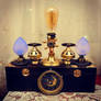 Victorian Steampunk desk lamp by Ovdiem 