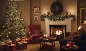 02045-Christmas eve by the fireplace.