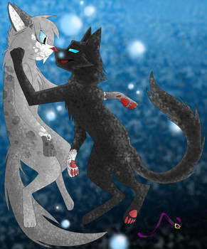 ::Ashfur and Scourge drowing in lies::