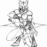 Female maned wolf archer