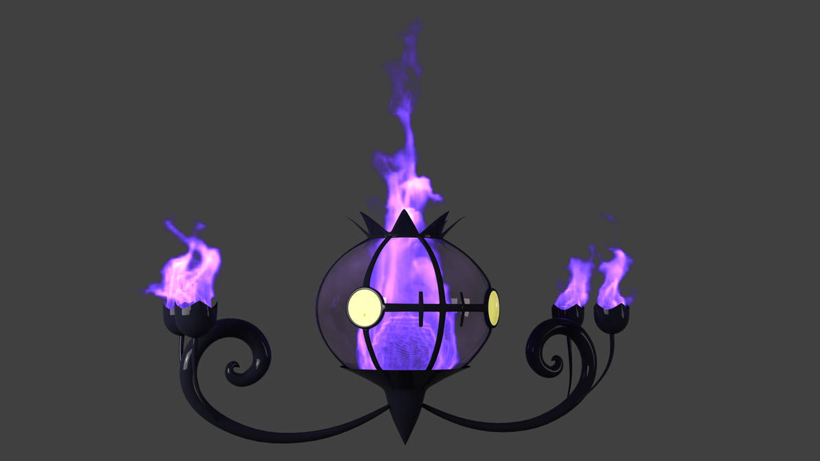 Chandelure 3D By N03p0nc3 On DeviantArt chandelure-3d-by-n03p0nc3-on-deviantart
