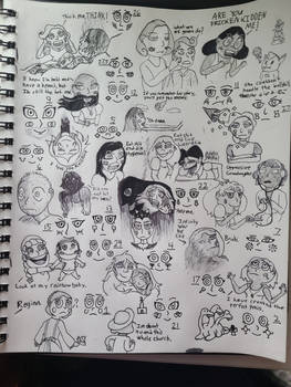 Queens of Mewni Equalistverse AU Doodles