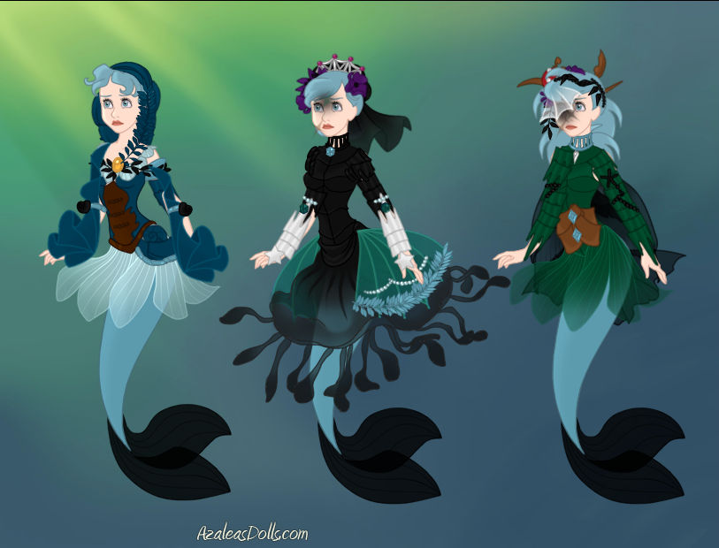 Mer-Princess Heaven - Alternate Designs by RyeBrea on DeviantArt