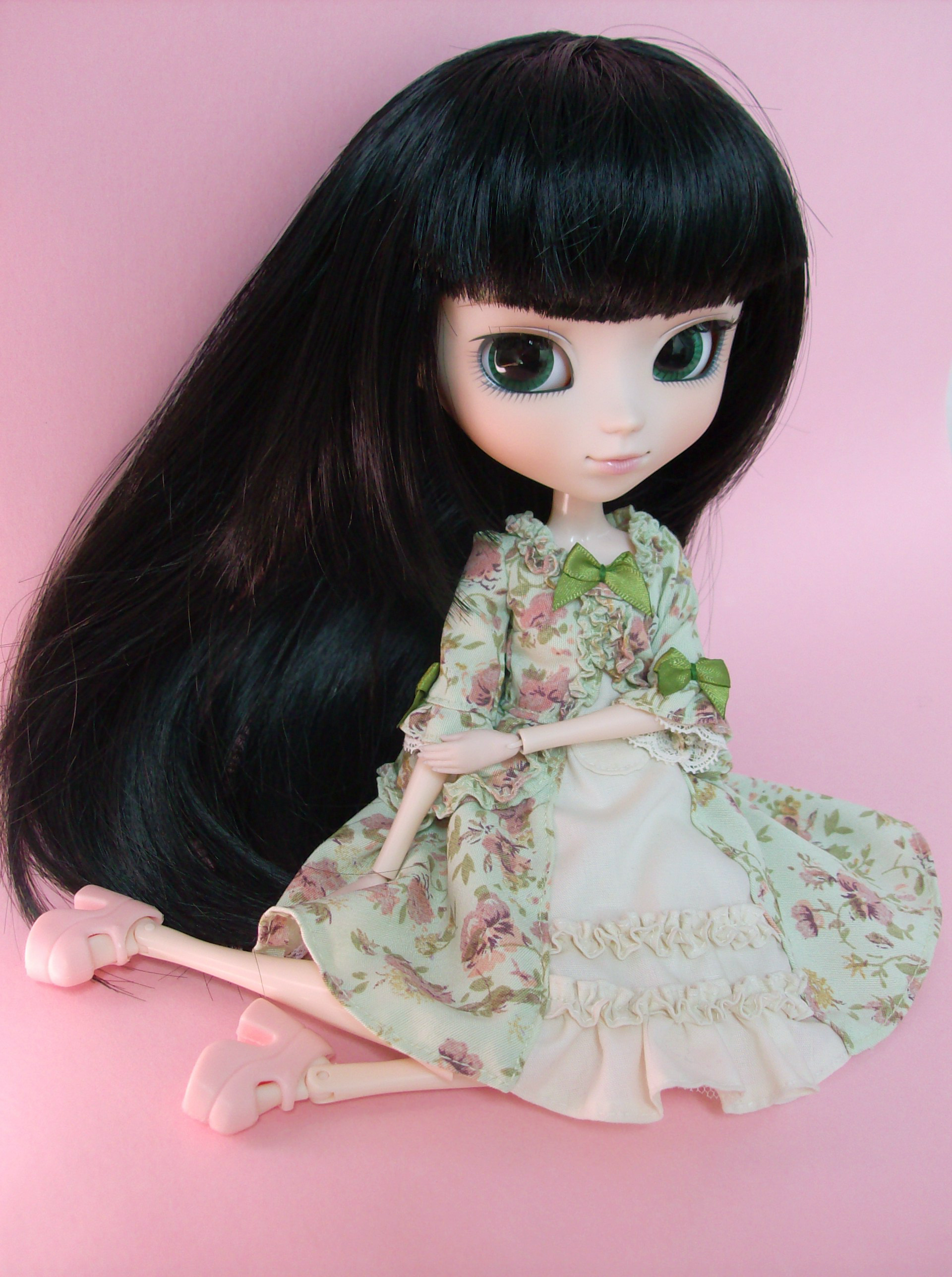 Green Lolita dress for Pullip