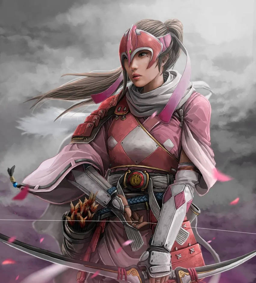 Japanese legendary pink ranger by Nanichi24 on DeviantArt