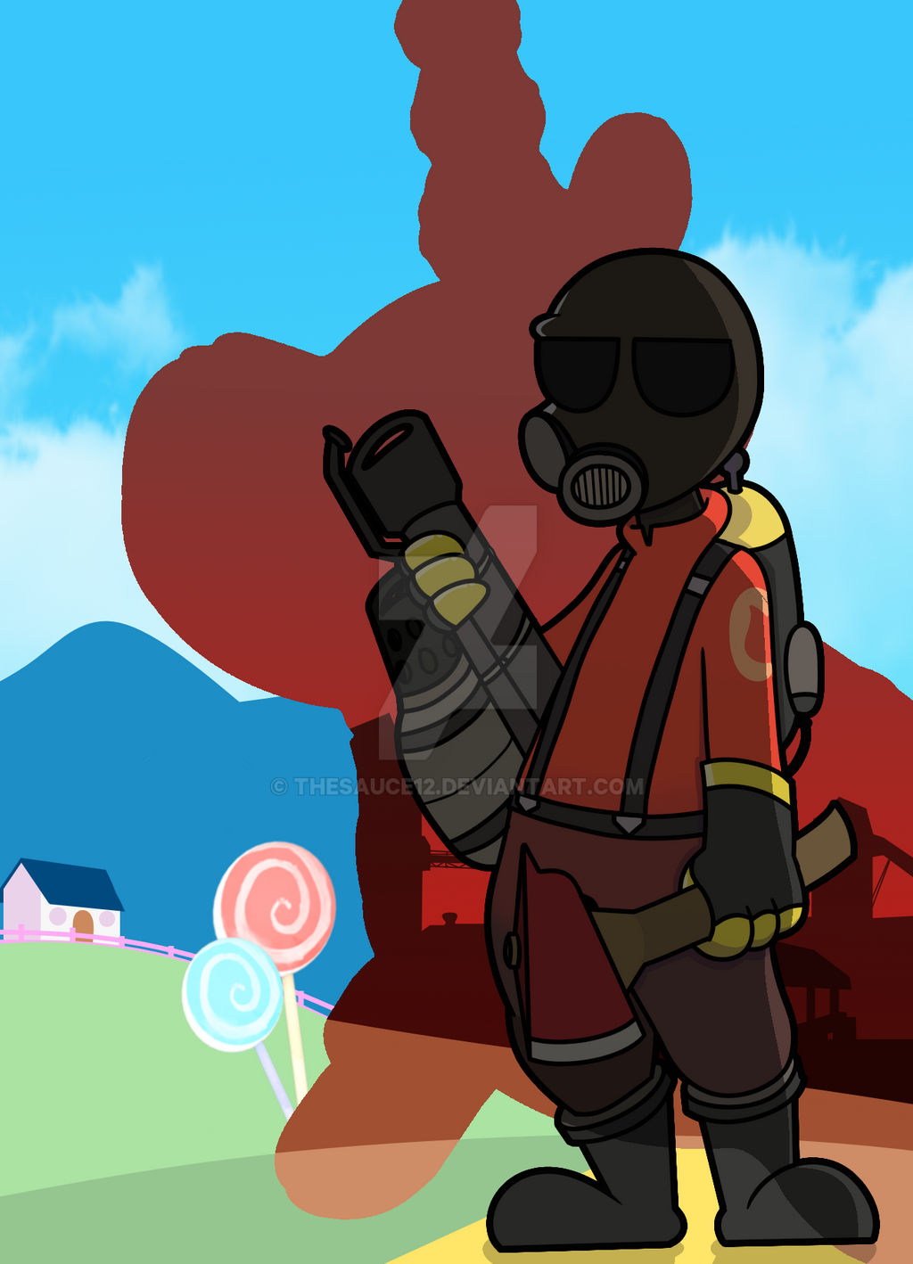 PYRO GUY by thesauce12 on DeviantArt