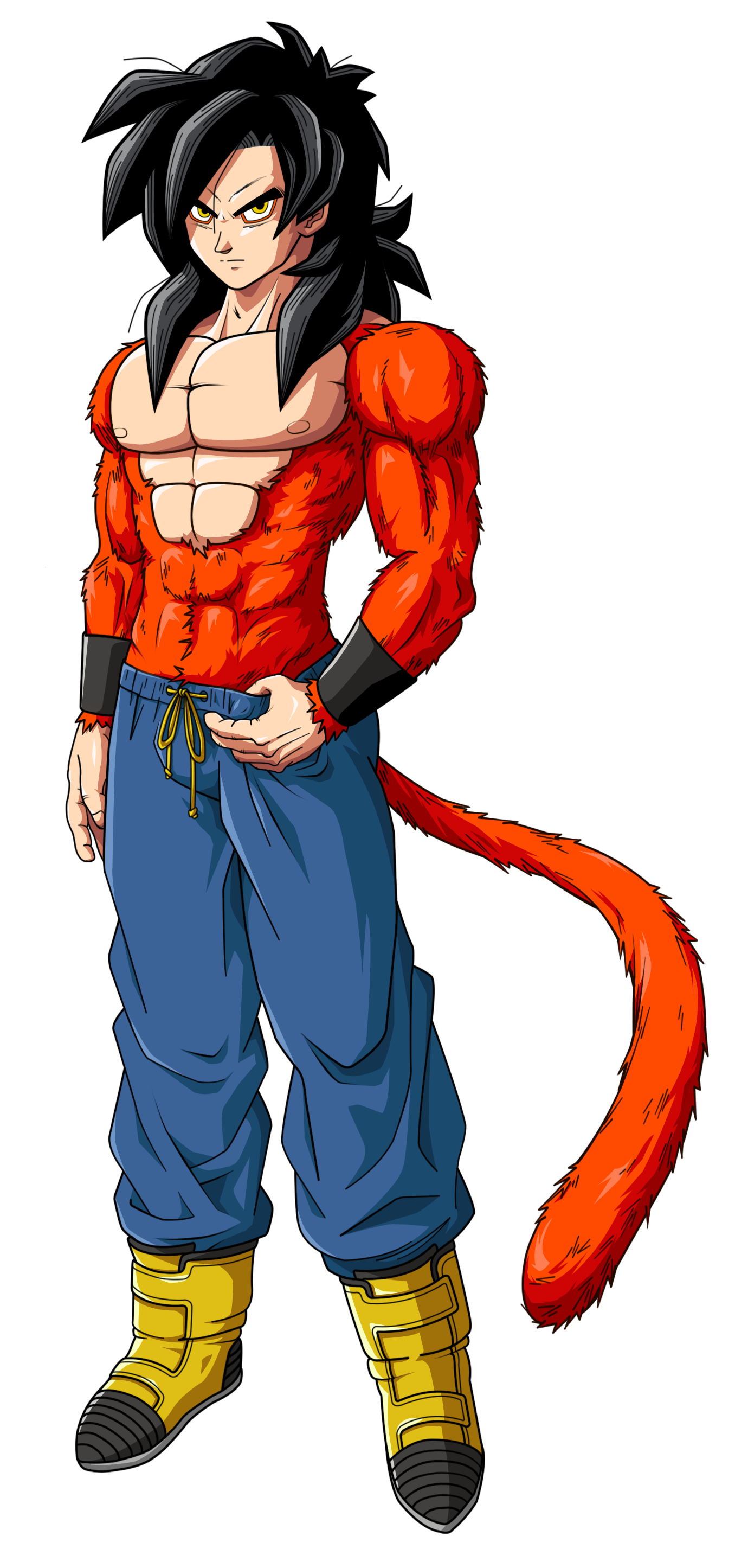 Goku Gohan Vegeta Goten Trunks, goku ssj5 transparent background PNG  clipart