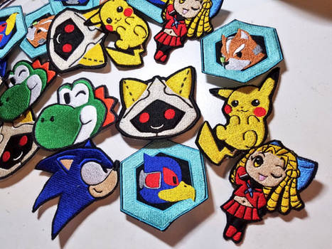 Embroidered Patch-Pins