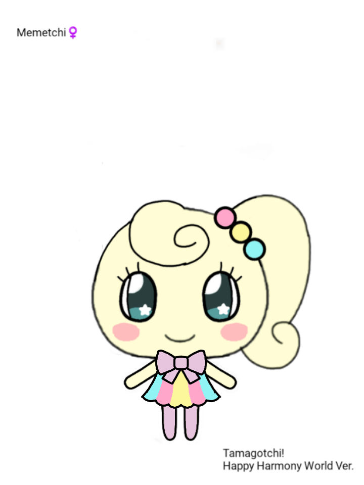 Memetchi Color In Memetchi - Tamagotchi! Happy Harmony World Ver. by Orangegame07 on ...