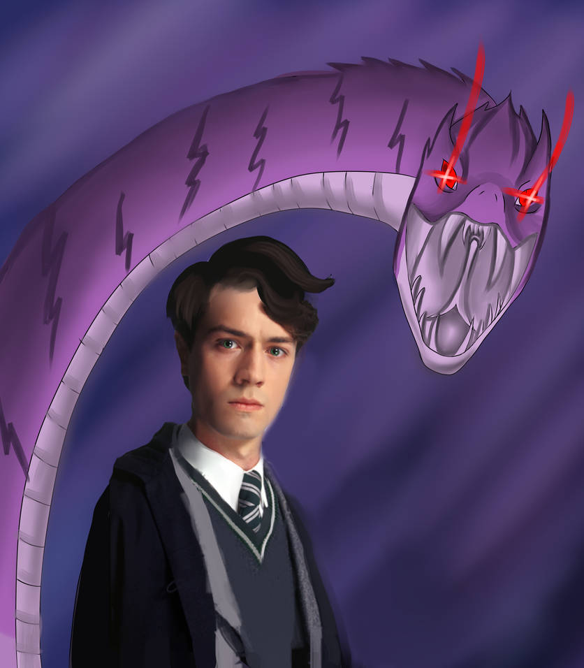 Tom Riddle and the Basilisk by JelenaG626 on DeviantArt