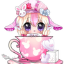 Mimi heartpuff teacup