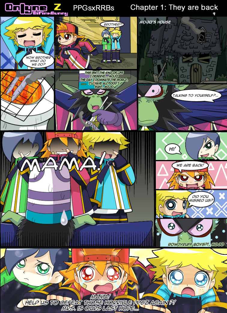 Onlyne Z: chap.1 they are back 4 by BiPinkBunny on DeviantArt