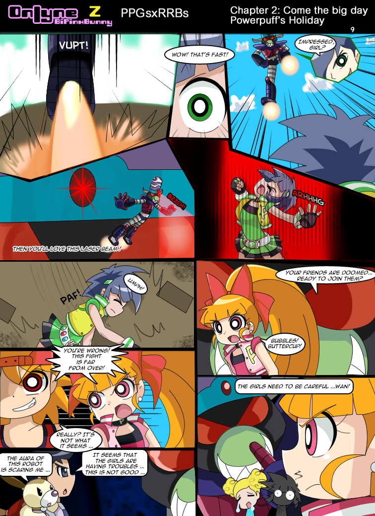 Onlyne Z: chap.2- Powerpuff holiday pag 9