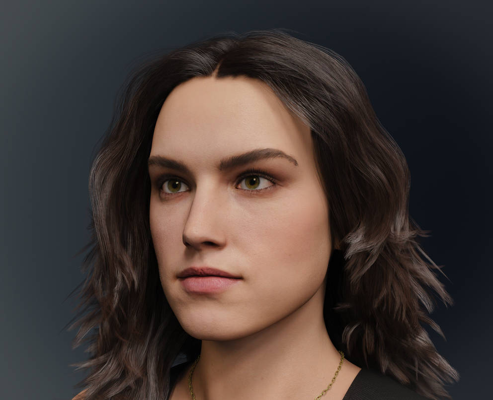 Character study: Daisy...yet again ver3 by Render-Farmer on DeviantArt