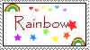 rainbow stamp