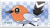 Fletchling Fan Stamp by Skymint-Stamps