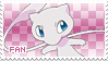 Mew Fan Stamp by Skymint-Stamps