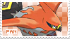 Talonflame Fan Stamp by Skymint-Stamps