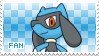 Riolu Fan Stamp