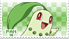 Chikorita Fan Stamp