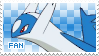Latios Fan Stamp by Skymint-Stamps
