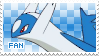 Latios Fan Stamp