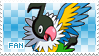 Chatot Fan Stamp by Skymint-Stamps