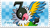 Chatot Fan Stamp