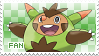 Quilladin Fan Stamp