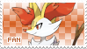 Braixen Fan Stamp by Skymint-Stamps