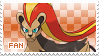 Pyroar Fan Stamp (Female) by Skymint-Stamps