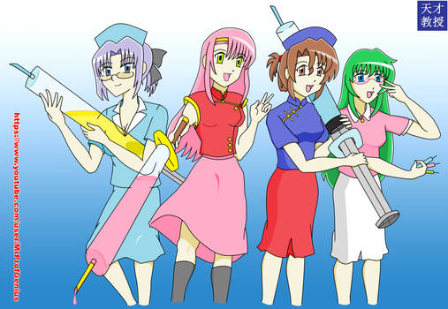 Hayate The Combat Butler Maids in Nurse Cosplay