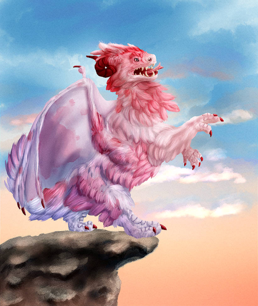 Angst Dragon Strawberry Dragon by angsttronaut on DeviantArt