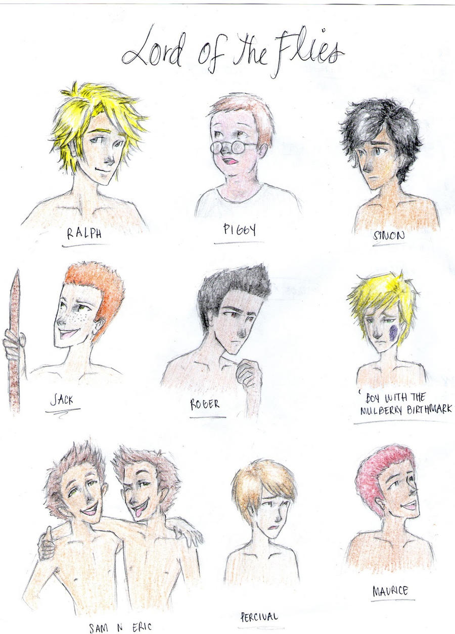 Lord of the Flies Characters by mirasque on DeviantArt