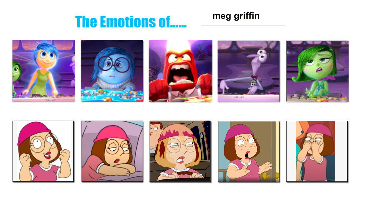 Meg Crying Deviantart Meg's Emotions by Colmodo on DeviantArt