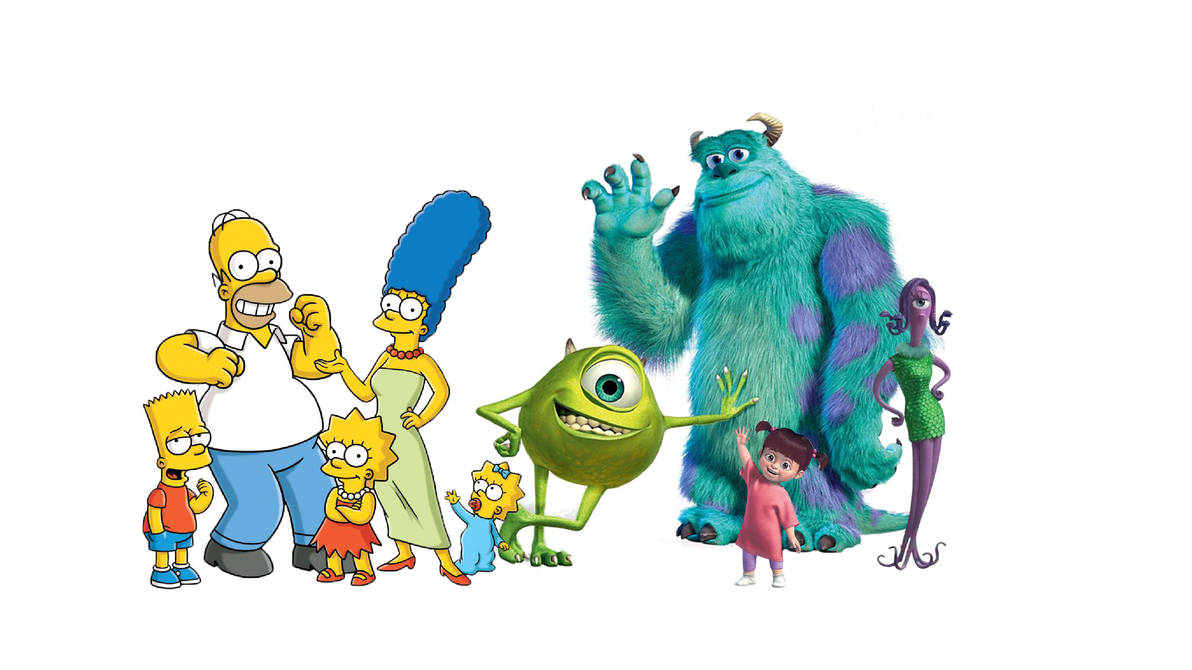 The Simpsons Raspberry Monster The Simpson's Monsters Inc by Colmodo on DeviantArt