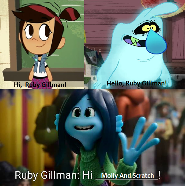 Ruby Scratch Ruby Gillman Meets Molly And Scratch by Colmodo on DeviantArt