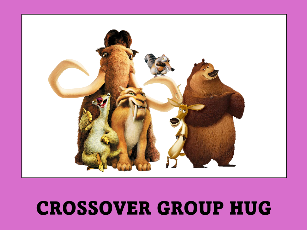 Crossover Group Hug 3 by Colmodo on DeviantArt