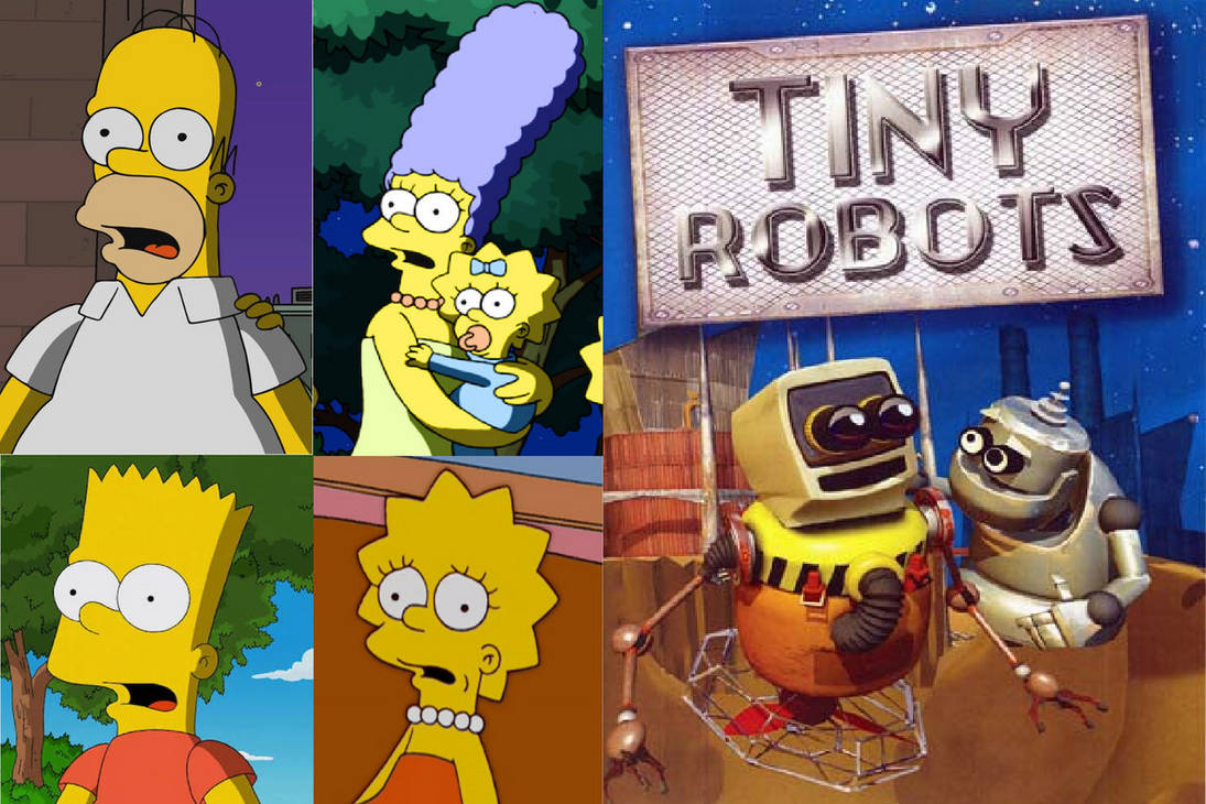 Simpsons Reacts To Tiny Robots by Colmodo on DeviantArt