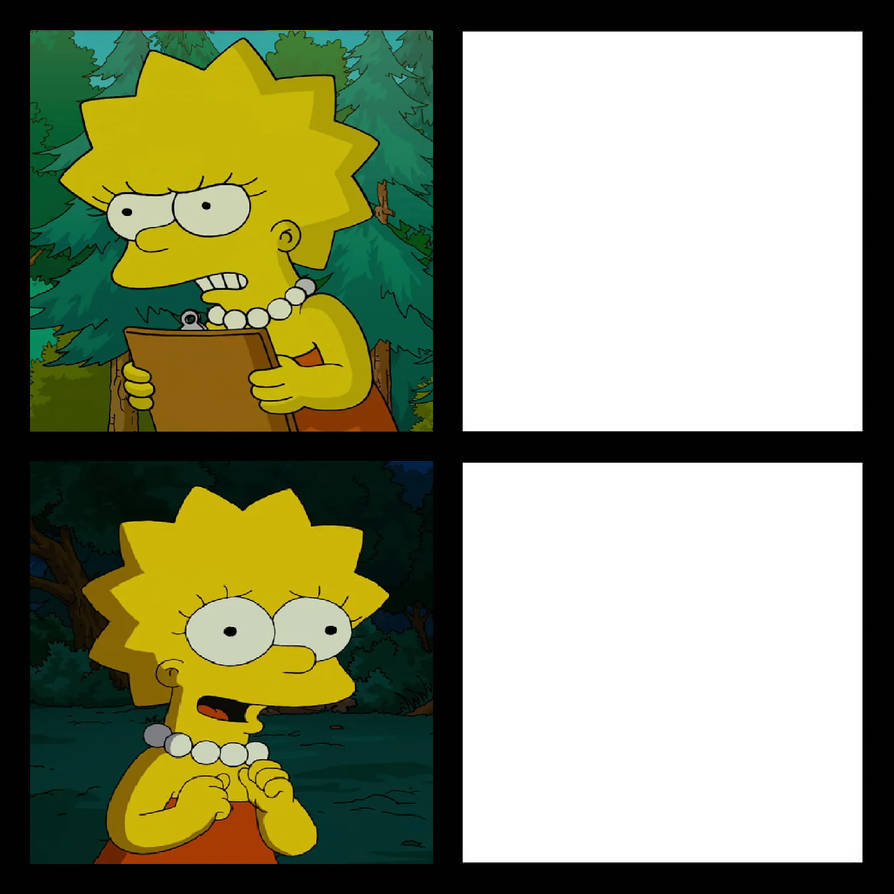 Lisa Simpson (TSM) Drake Meme by Colmodo on DeviantArt