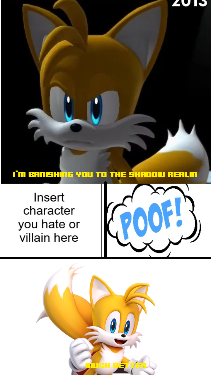 Shadowfriendly Deviantart Tails Tails Banishes Who To Shadow Realm? by Colmodo on DeviantArt