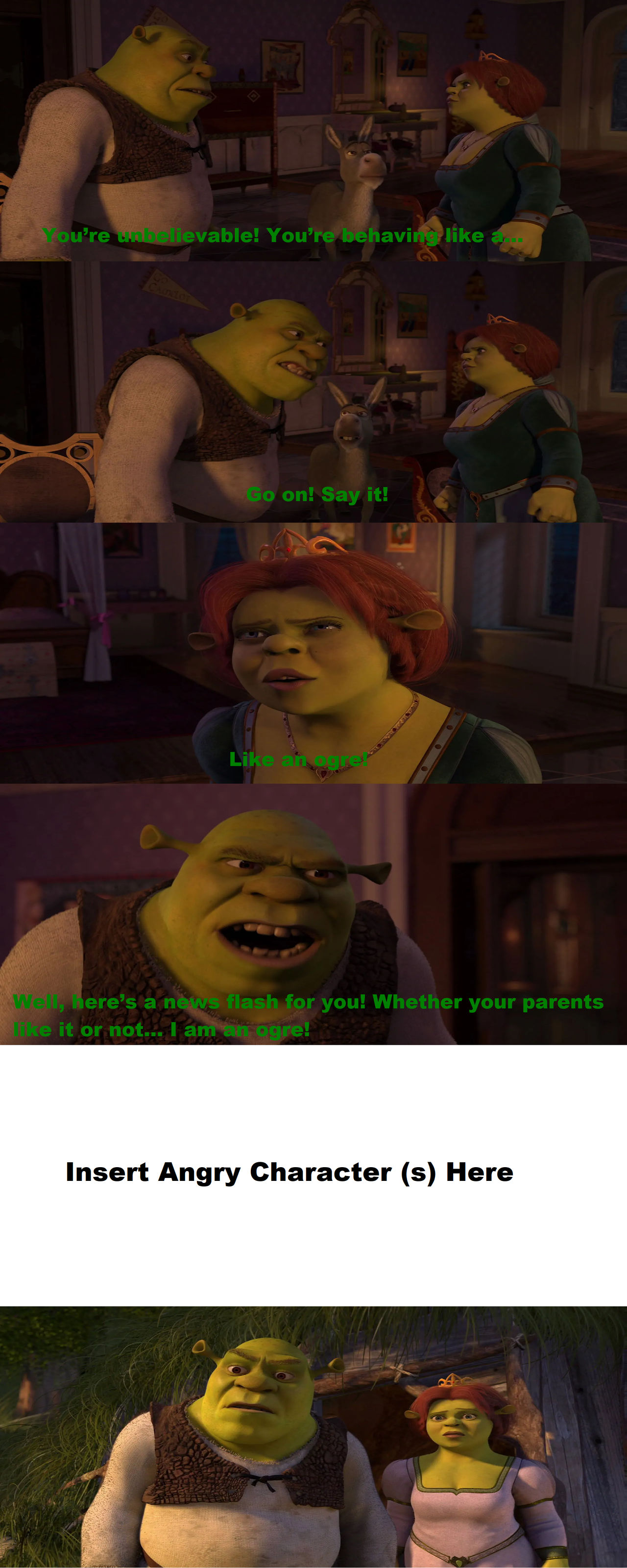 Who Tells Shrek and Fiona To Stop Arguing? by Colmodo on DeviantArt
