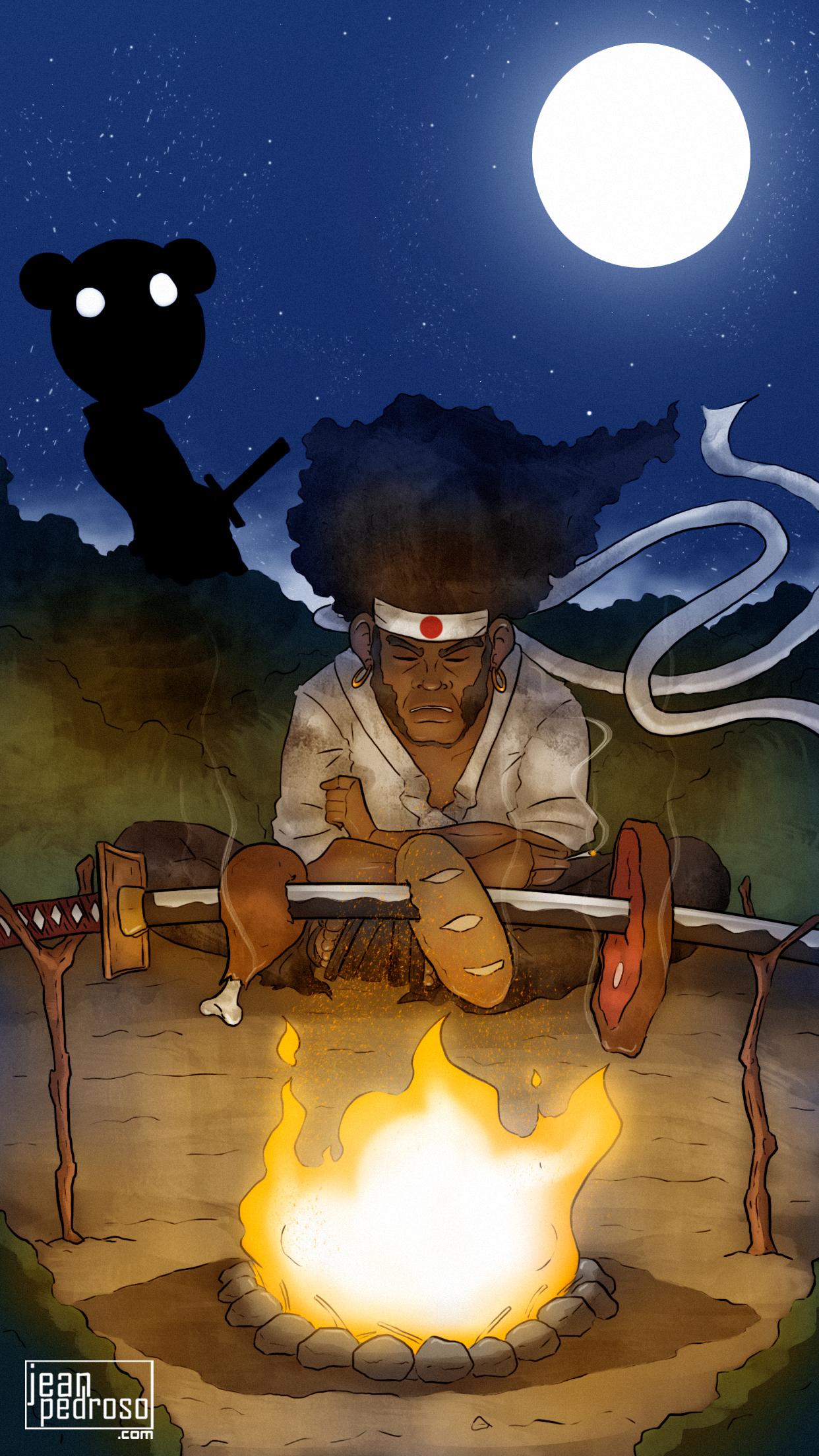 Afro Samurai by JefferyWootenJr on DeviantArt