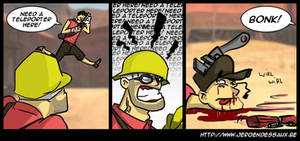 TF2 Comic - Teleporter here?