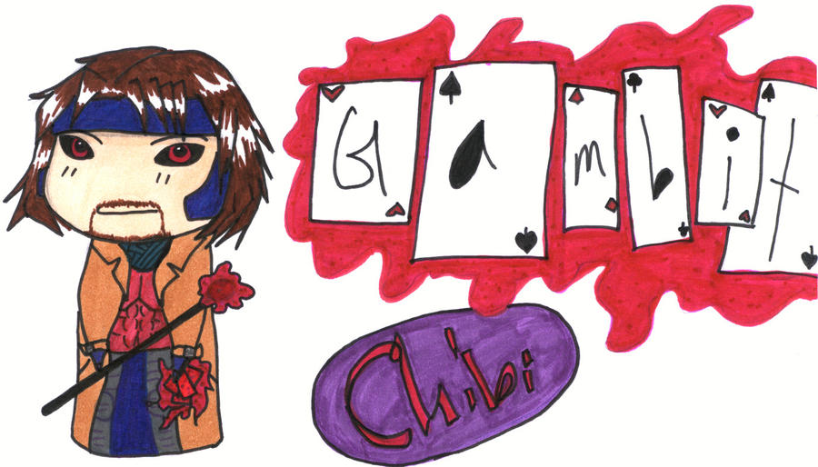 Gambit Chibi by RaraIvy on DeviantArt