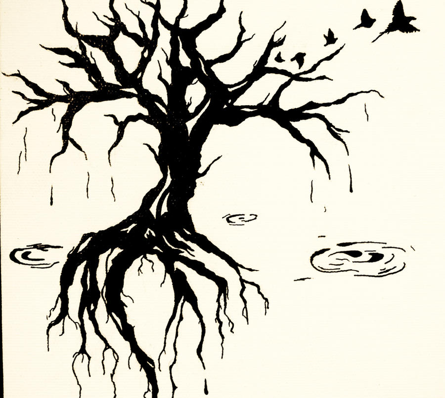 Spring Tree Sad Drawing Sad tree by cjasaas on DeviantArt