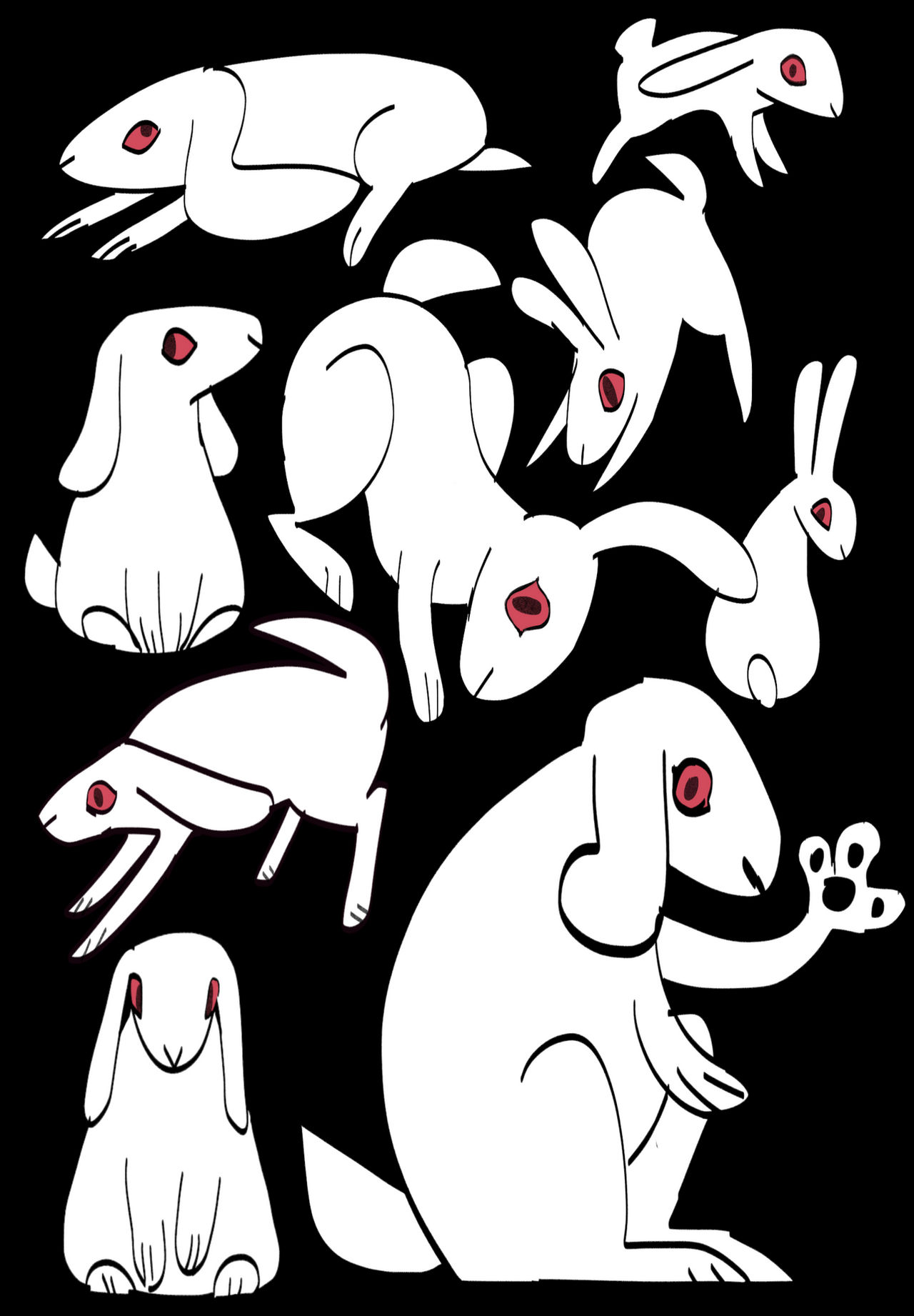 Rabbits by CandyLikesComics on DeviantArt