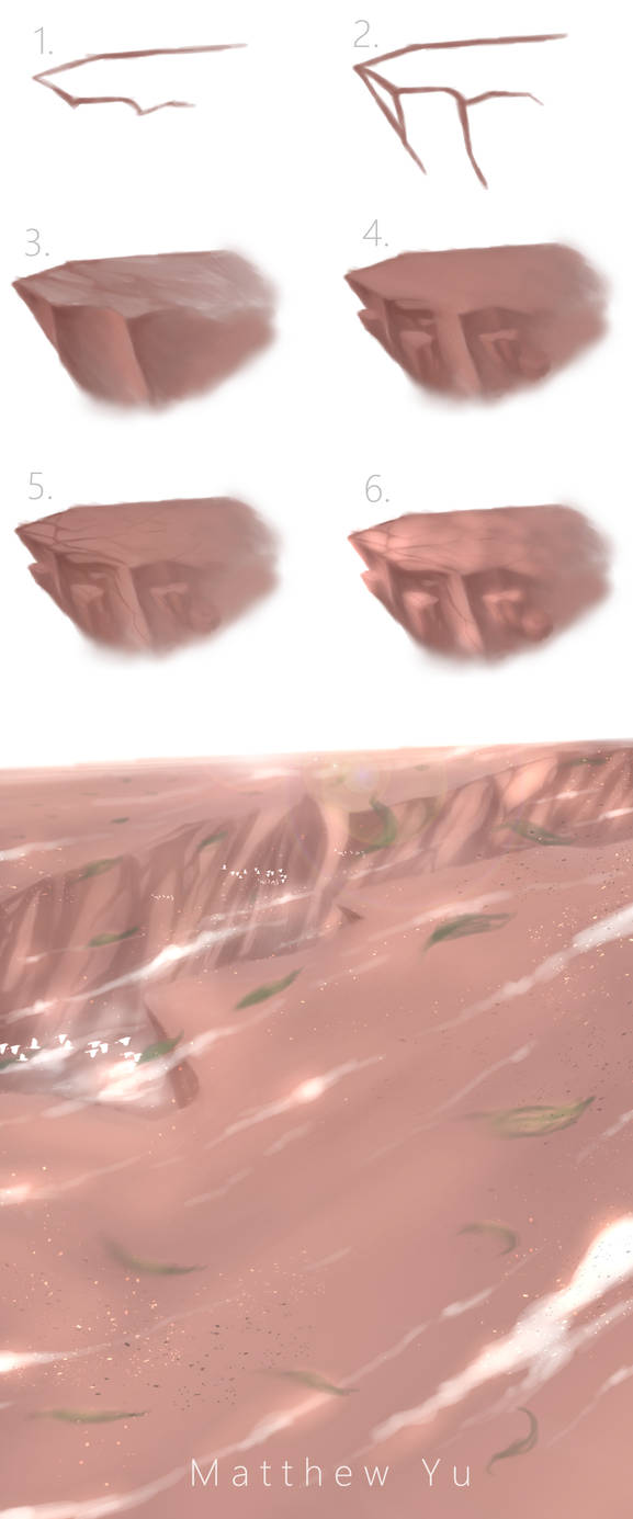 Cliff Tutorial by theBluYu on DeviantArt